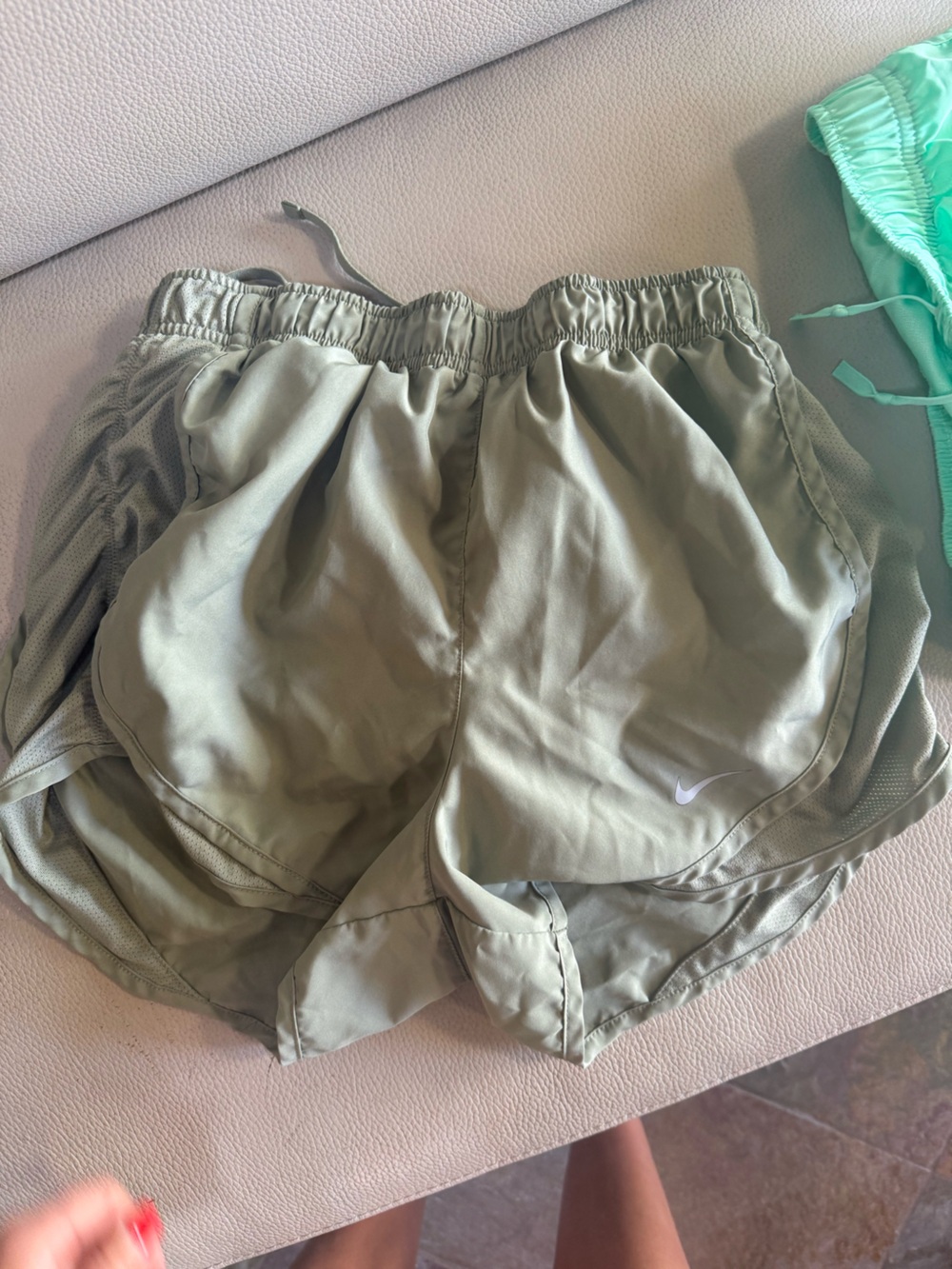 Nike Olive Green Women’s Running Shorts